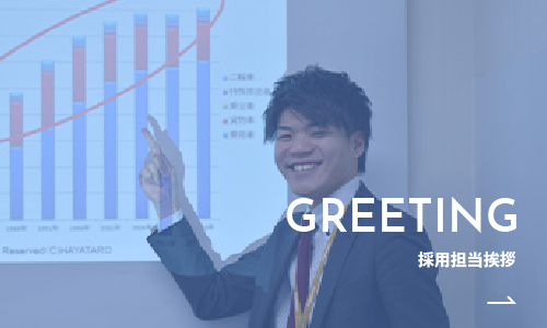 採用担当挨拶